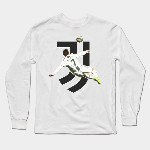 CR7 - Ronaldo - Juventus Long Sleeve T-Shirt by armaan8014